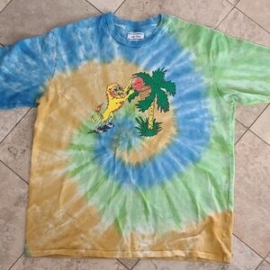 Just Don Blue and Green Short Sleeve Tee